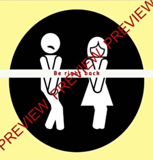 Second Life Marketplace - BRB Restroom Break